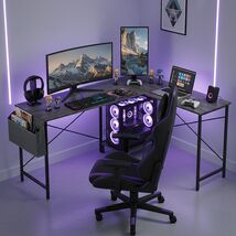 Escritorio Gamer En Forma L De 50 Pulgadas Mueble Para Computadora Lapto... - $77.83