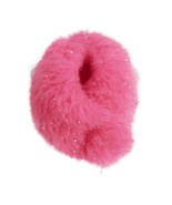 Vtg 11&quot; Fashion Doll Hot Pink Sparkly Faux Fur Scarf Stole Wrap Barbie - $8.99