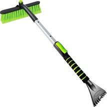 35 Inch Ice Scraper and Snow Brush for Car, Extendable Snow Scraper and Brush - £23.36 GBP