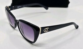 Vintage Oleg Cassini “OC” Logo Sunglasses CAS5003 414 Midnight Blue 57 1... - $29.69