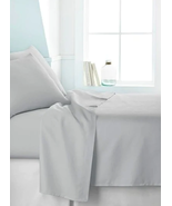 Zephyr Home Collections ~ 4 Pc Queen Sheet Set ~ 310 Thread Count ~ Gray... - $61.57 CAD
