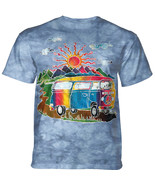 Batik VW Bus Shirt      Med  L  XL  2X  3X - $42.38 CAD+