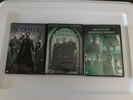 The Matrix Movie Lot of 3 DVDs, Matrix, Reloaded and Revolutions Like New - £7.51 GBP