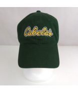 Cabela&#39;s Green With Yellow Embroidery  Adjustable Trucker Baseball Cap - $20.81 CAD