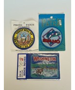 Idaho &amp; Washington State Iron On Souvenir Travel Patch LOT 3 - £14.16 GBP