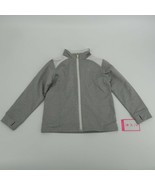 Carter&#39;s Girls&#39; Active Zip-Up Jacket Gray White Size 4 - £10.12 GBP