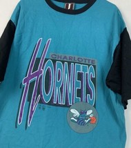 Vintage Charlotte Hornets T Shirt NBA Basketball Team Logo Men’s XL USA 90s - £31.73 GBP