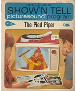 The Pied Piper Show &#39;N Tell Picturesound Program 1967 Vintage ST 208 - £7.83 GBP