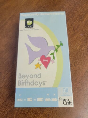 Provo Craft Cricut Cartridge Beyond Birthdays Images Link Status Unknown - $15.99