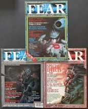Fear: The World Of Fantasy &amp; Horror Magazine Lot Of 3 Premiere Issue 1, 6 &amp; 11 - £34.91 GBP