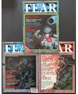 Fear: The World Of Fantasy &amp; Horror Magazine Lot Of 3 Premiere Issue 1, ... - £35.04 GBP