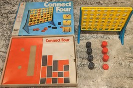 Vintage Connect Four Vertical Checkers Game Milton Bradley 1974, MISSING... - £11.95 GBP