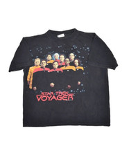 Vintage Star Trek Voyager Graphic T Shirt Mens L Creation Entertainment ... - £34.15 GBP