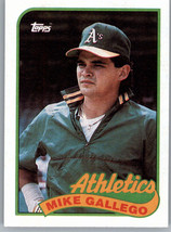 1989 Topps 102 Mike Gallego  Oakland Athletics - £0.77 GBP