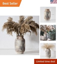 Stunning Rustic Decorative Vase - 9.5&quot; Ceramic Flower Holder for All Occ... - $952.78 MXN