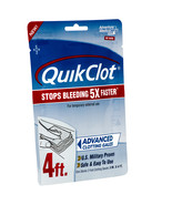 QuikClot Advanced Clotting Gauze - 3&quot; x 4&#39; - £36.29 GBP