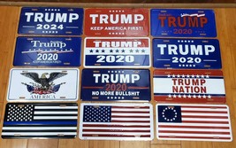 American 45TH President Trump License Plate Collection Rare 2020 1776 Aluminum - £76.73 GBP