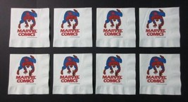 8 Marvel Comics Office Staff Spider-Man 1987 promo napkins:80s Amazing Spiderman - £60.66 GBP