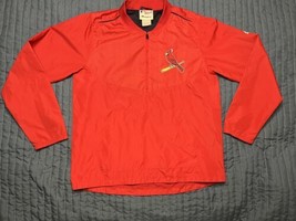 Majestic MLB St Louis Cardinals Windbreaker Jacket You Large (14-16) Red - $24.75