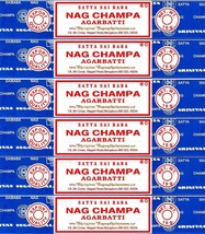 Satya Nag Champa Incense Sticks Hand Rolled Masala Fragrance Agarbatti 15x6 Pack - $12.69
