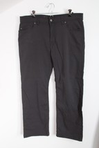 Prana 38x30 Gray Slim Fit Brion Nylon Stretch Pants Repel UPF 50 - £22.41 GBP