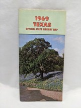 Vintage 1969 Texas Official State Highway Map Brochure - £15.50 GBP