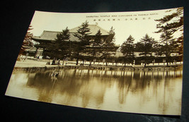 Antique Japan POST CARD Kinkakuji Daibutsu Temple Todaiji Nara RPPC - £15.65 GBP