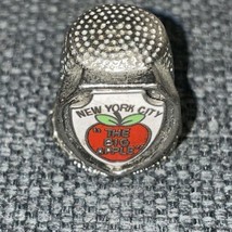 New York City The Big Apple Souvenir Metal Thimble by Fort - $76.03 MXN