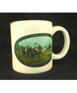 Polo Ralph Lauren Ceramic Coffee Mug Tea Cup Polo Scene Equestrian Horse  - £5.46 GBP