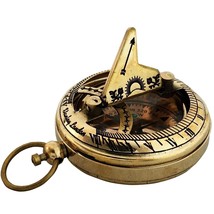 Brújula y Reloj de Sol Latón Pulido Botón Tapa Coleccionable Lote 50 Piezas - £240.39 GBP