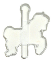 Carousel Horse Outline Merry Go Round Amusement Ride Cookie Cutter USA PR2610 - £2.39 GBP