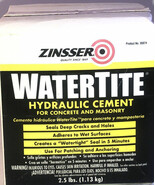 Zinsser WaterTite Hydraulic Cement 4 Concrete/Masonry 2.5 Lbs-Seals Crac... - $54.16 CAD