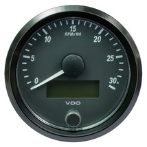 VDO SingleViu 80mm (3-1/8&quot;) Tachometer - 3000 RPM [A2C3832980030] - £146.17 GBP