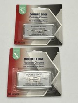 Exchange Select Double Edge Platinum Chrome Blades Razors 20 blades 2pks - $14.96