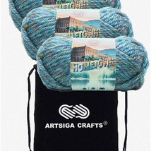 Key Largo Tweed Knitting Factory Pack - 3-Skein Bundle (Same Dye Lot) with Artsi - £56.53 GBP