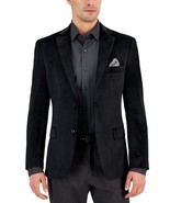 Alfani Men&#39;s Slim-Fit Solid Velvet Sport Coat in Black-36S - €51,35 EUR