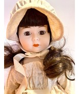 Vintage Handmade 17 Inch Porcelain And Cloth Doll With Outfit Needs TLC - £13.74 GBP