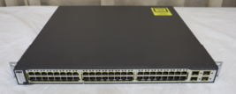 Cisco Catalyst (WS-C3750G-48PS-S) 48 Ports PoE Gigabit Ethernet Switch - £54.14 GBP