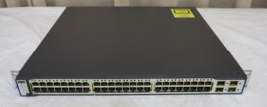 Cisco Catalyst (WS-C3750G-48PS-S) 48 Ports PoE Gigabit Ethernet Switch - £52.45 GBP