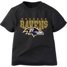 NFL Baltimore Ravens Boys Short Sleeve Performance Team T-Shirt Size-3T NWT - £11.47 GBP