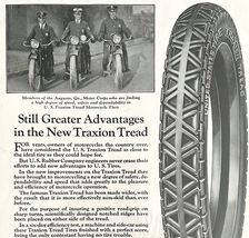 Traxion Motorcycle Tires 1926 Advertisement United States Rubber Company... - €25,75 EUR