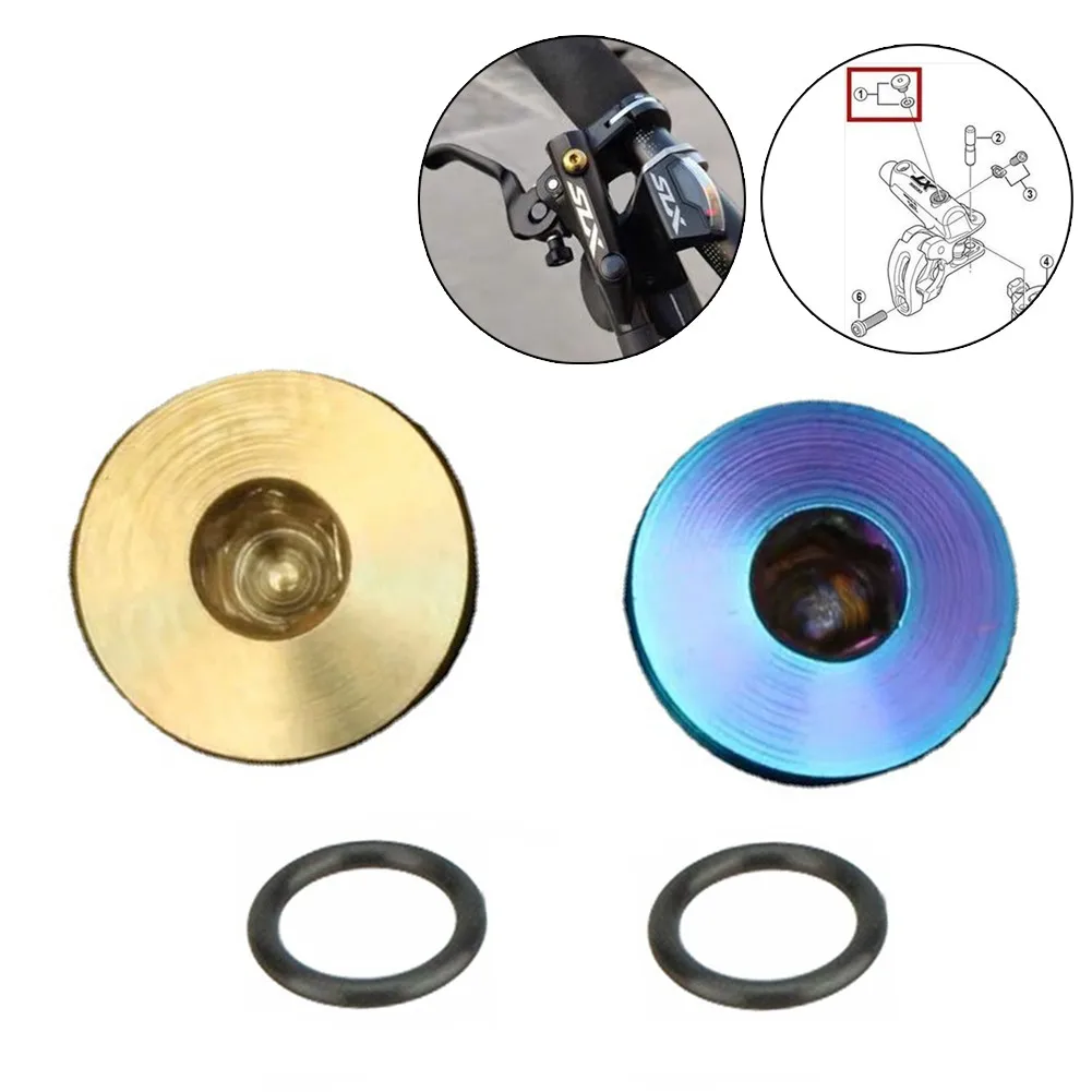 M5 Titanium Bicycle Hydraulic Disc ke Screw For Shimano XT/SLX/Zee/ Deore/LX Ble - $118.05