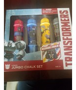 Transformers 4 Pack Jumbo Chalk Set - £14.76 GBP
