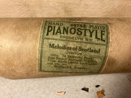 Vtg Pianostyle 46752 Melodies Of Scotland Overture Robert Weaver Piano Roll - £7.81 GBP