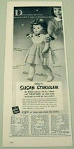 1953 Print Ad EEGEE Susan Stroller Dolls Goldberger New York,NY - £10.87 GBP