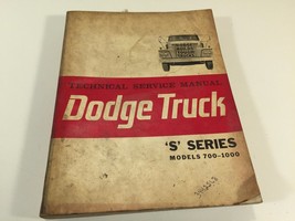 1963 Dodge Truck Technical Service Manual S Series Models 700-1000 - £19.65 GBP