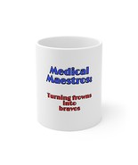Medical Maestro Turning Frowns Ceramic Mug 11oz | Doctor Nurse Practitio... - £7.67 GBP