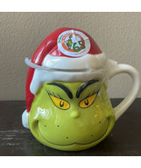 The Grinch Santa Hat Christmas Mug Gift 65th Anniversary New - £19.64 GBP