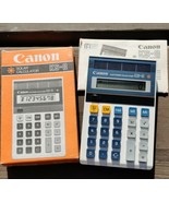 Vintage 1984 Canon KS-8 Solar Electronic Calculator With Box &amp; Manual **... - $72.17