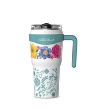 Pioneer Woman ~ BRILLIANT BLOOMS ~ 40 Oz. ~ Stainless Steel ~ Insulated Tumbler - £33.84 GBP